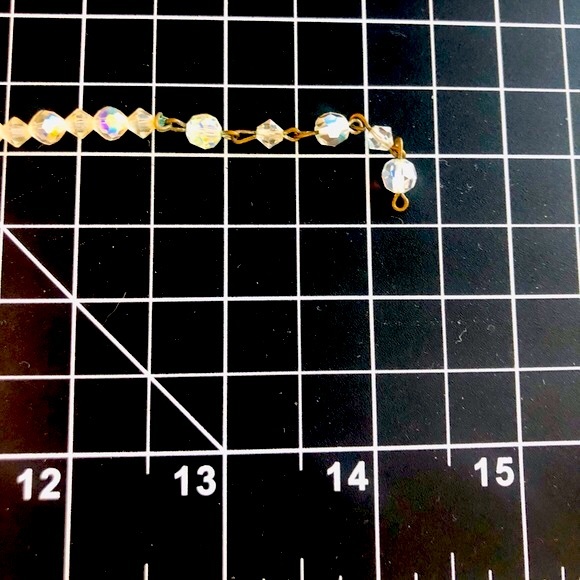 Vintage Deco Aurora Borealis Crystal Bead Jewelry - Picture 7 of 10